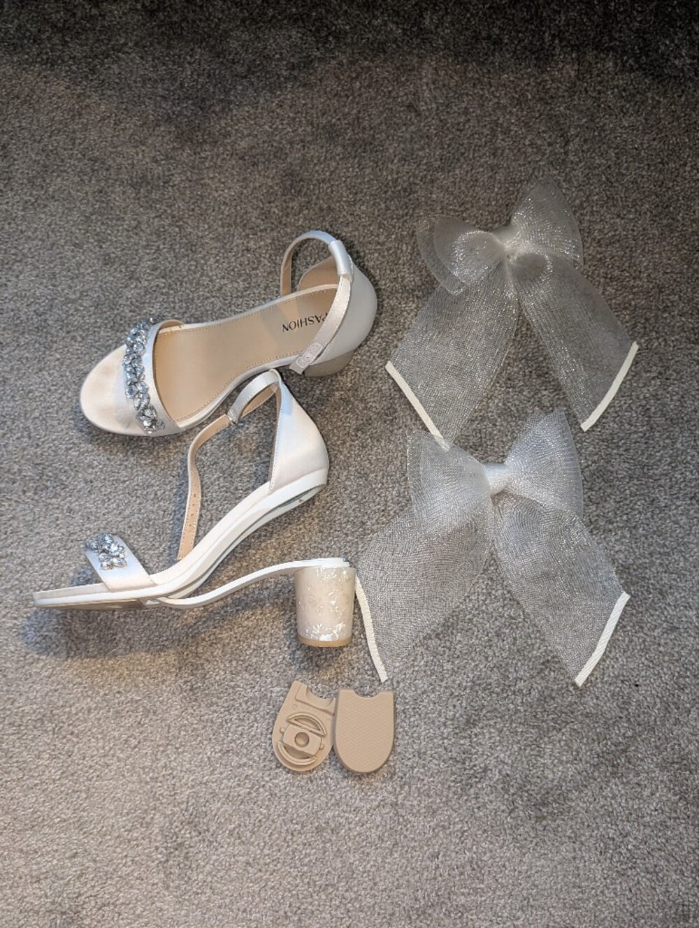 Pashion Convertible Heels Bridal Line With Bows